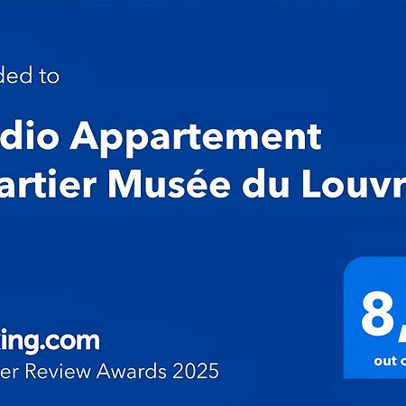 Studio Appartement Quartier Musee Du Louvre 3 Free Netflix Parijs Buitenkant foto